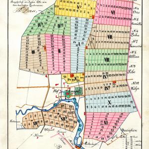 Arkna mõisa põldude kaart 1894